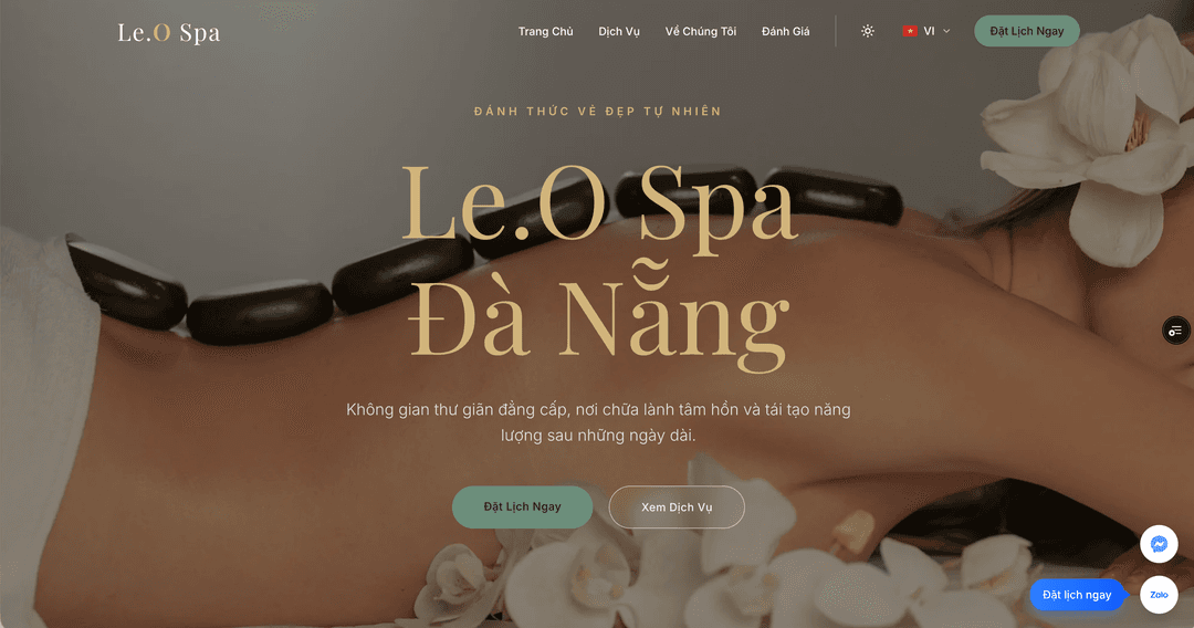 Website Spa - Personal Portfolio Template
